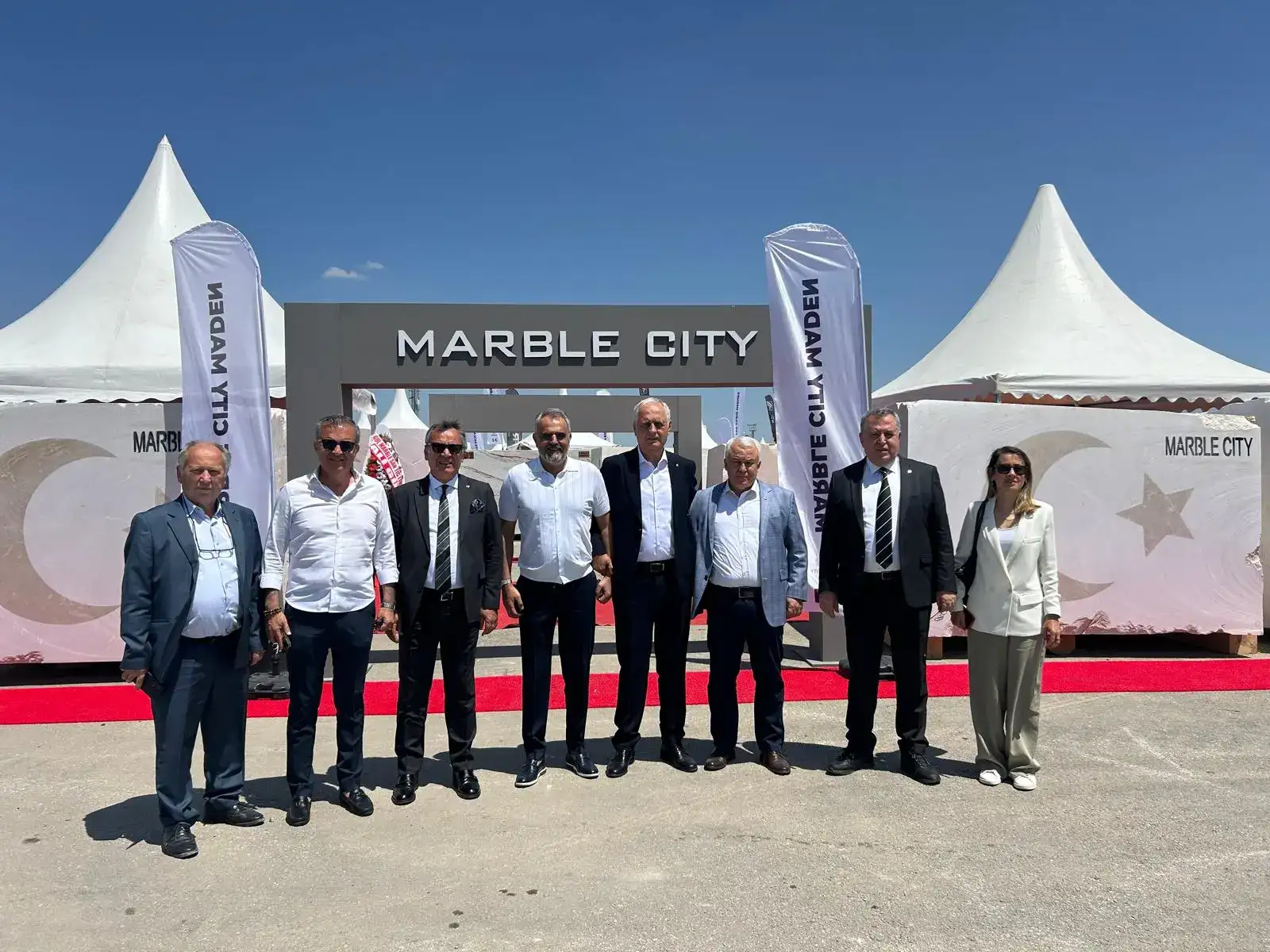 Visit from MİTSO Executives to Afyonkarahisar Block Marble Fair Support Visit to Companies from Milas