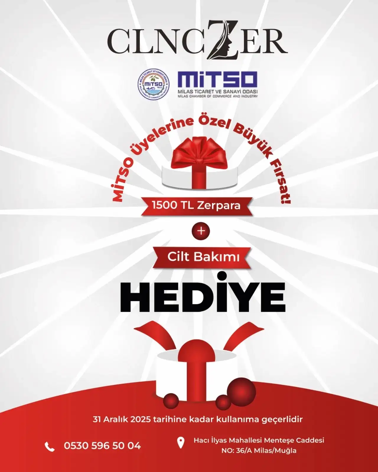 Special Campaign from CLNCZER for MİTSO Members - 2