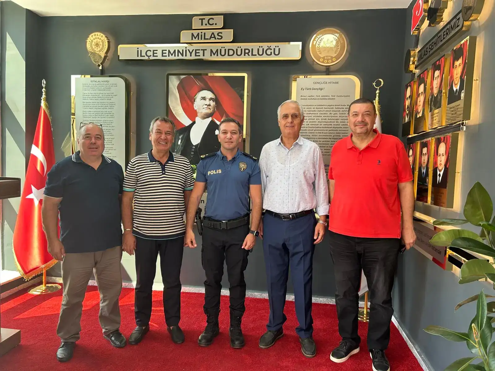 MİTSO’dan İlçe Emniyet Müdürü Oktay Boydak’a Ziyaret