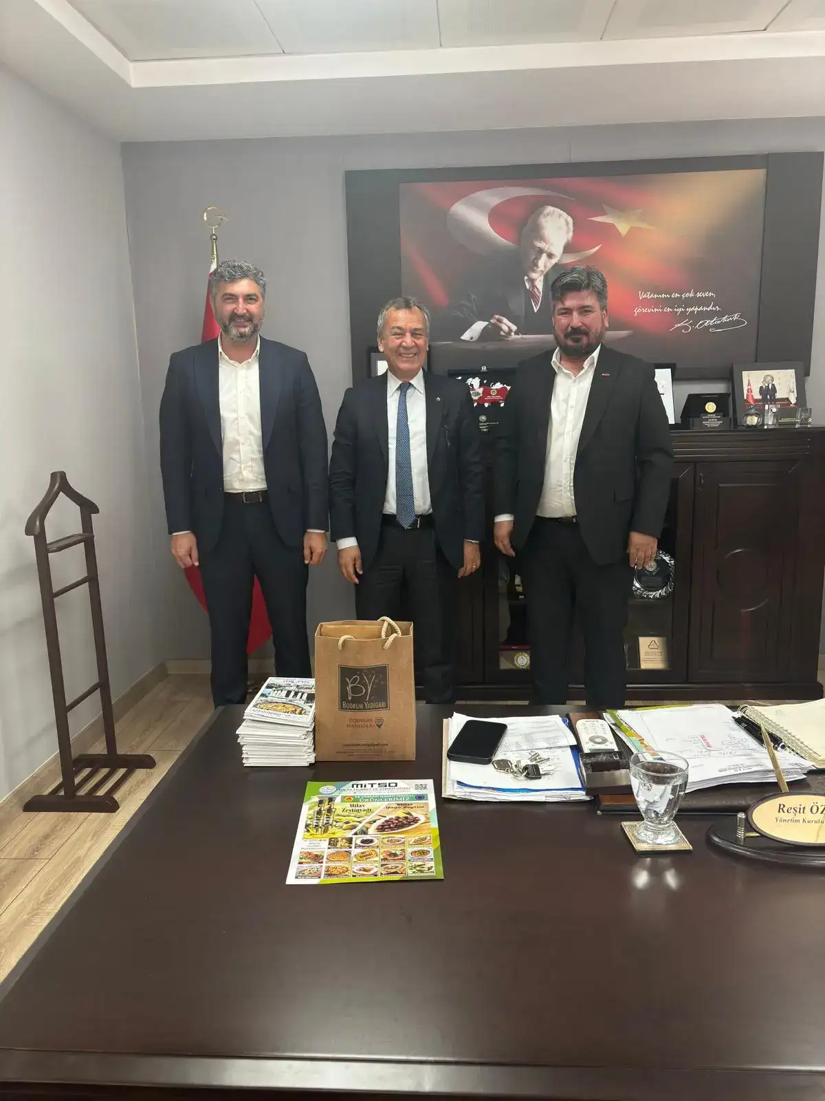 Bodrum TÜRSAB Yönetim Kurulu Üyeleri, Yönetim Kurulu Başkanımız Reşit Özer’i Ziyaret Etti - 1