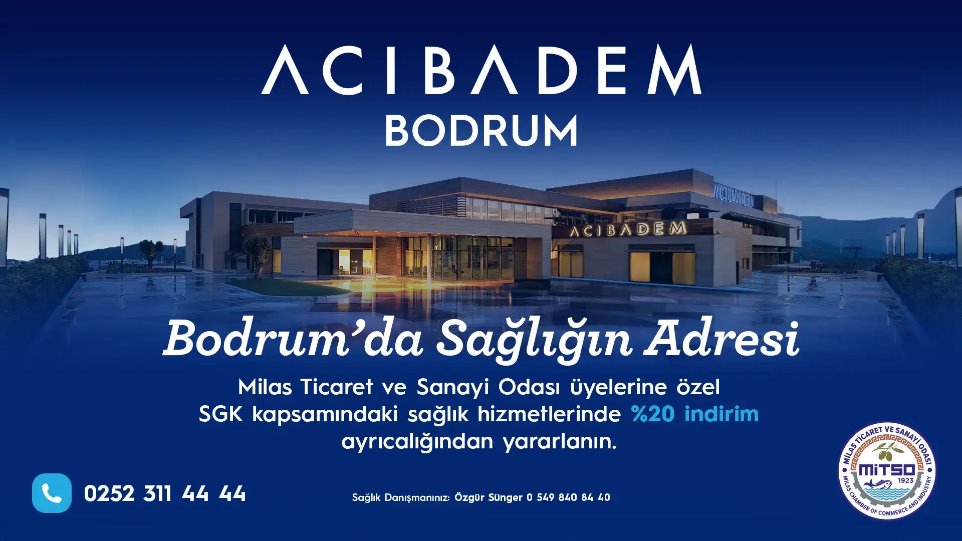 ACIBADEM BODRUM ile MİTSO Arasında İndirim Protokolü İmzalandı