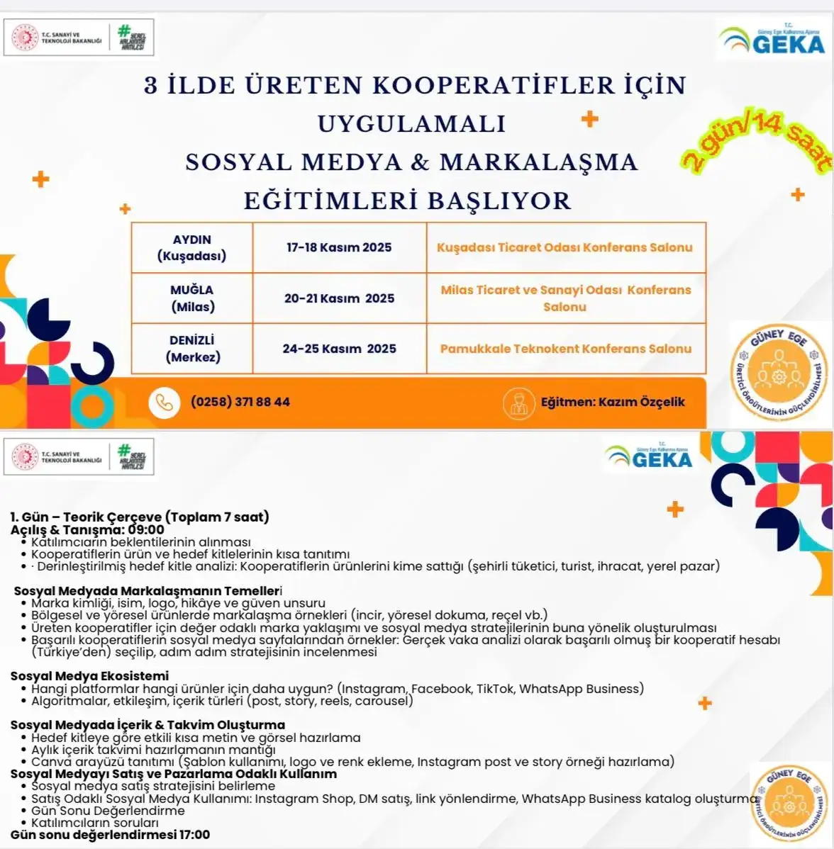 Sosyal Medya & Markalaşma Eğitimleri Milas’ta!