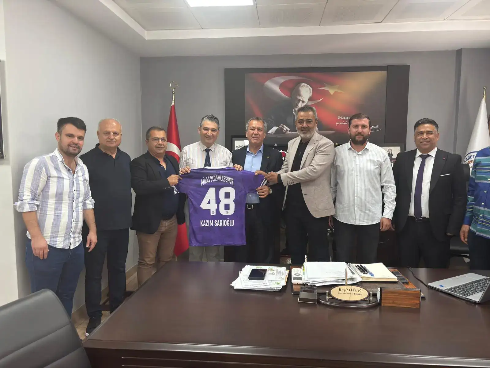 Milas Spor Yönetiminden MİTSO’ya Ziyaret - 1