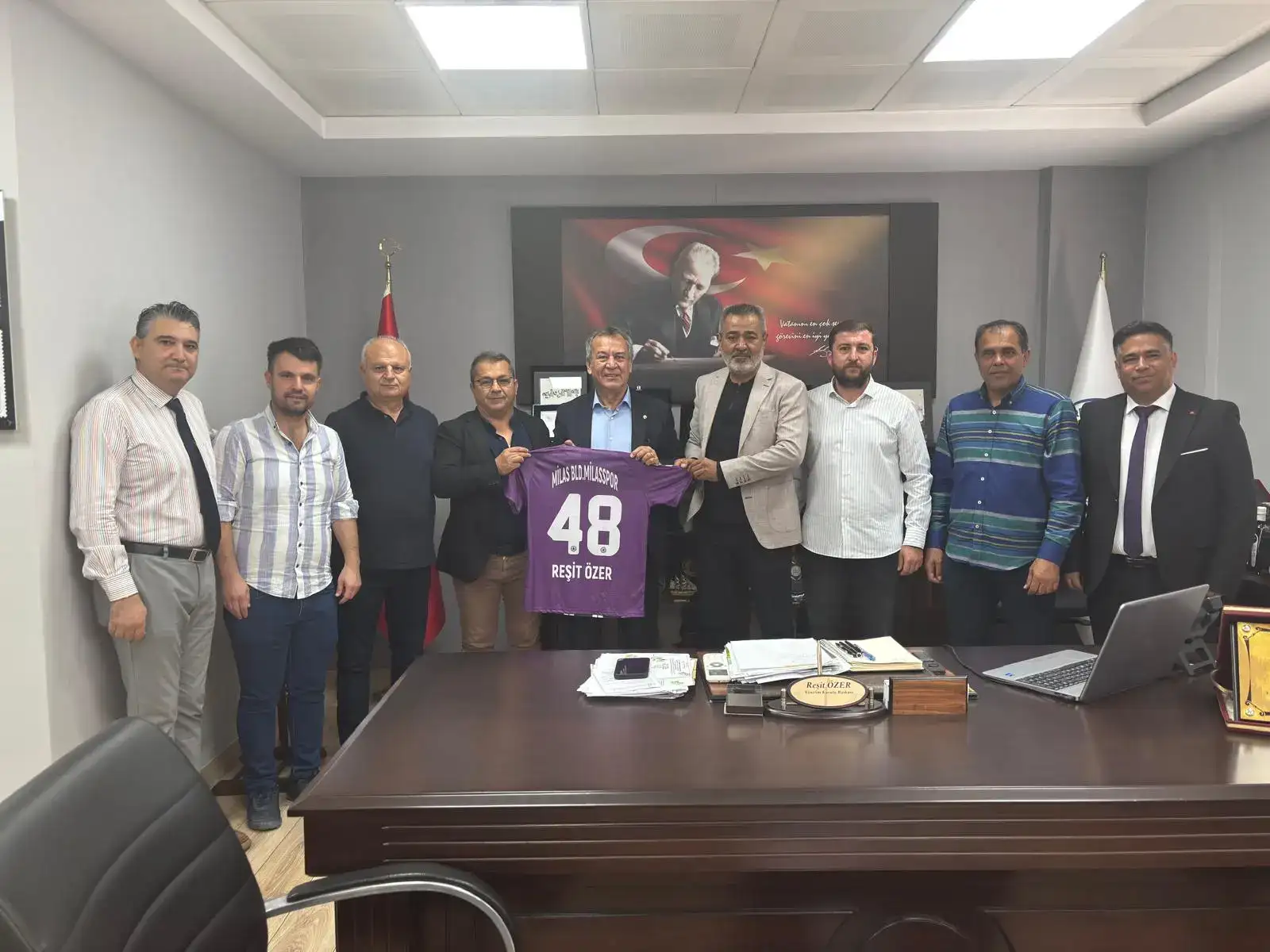 Milas Spor Yönetiminden MİTSO’ya Ziyaret