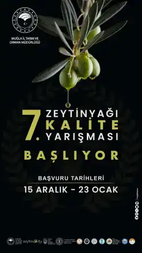 2025–2026 YILI 7. ZEYTİNYAĞI KALİTE YARIŞMASI HAKKINDA DUYURU