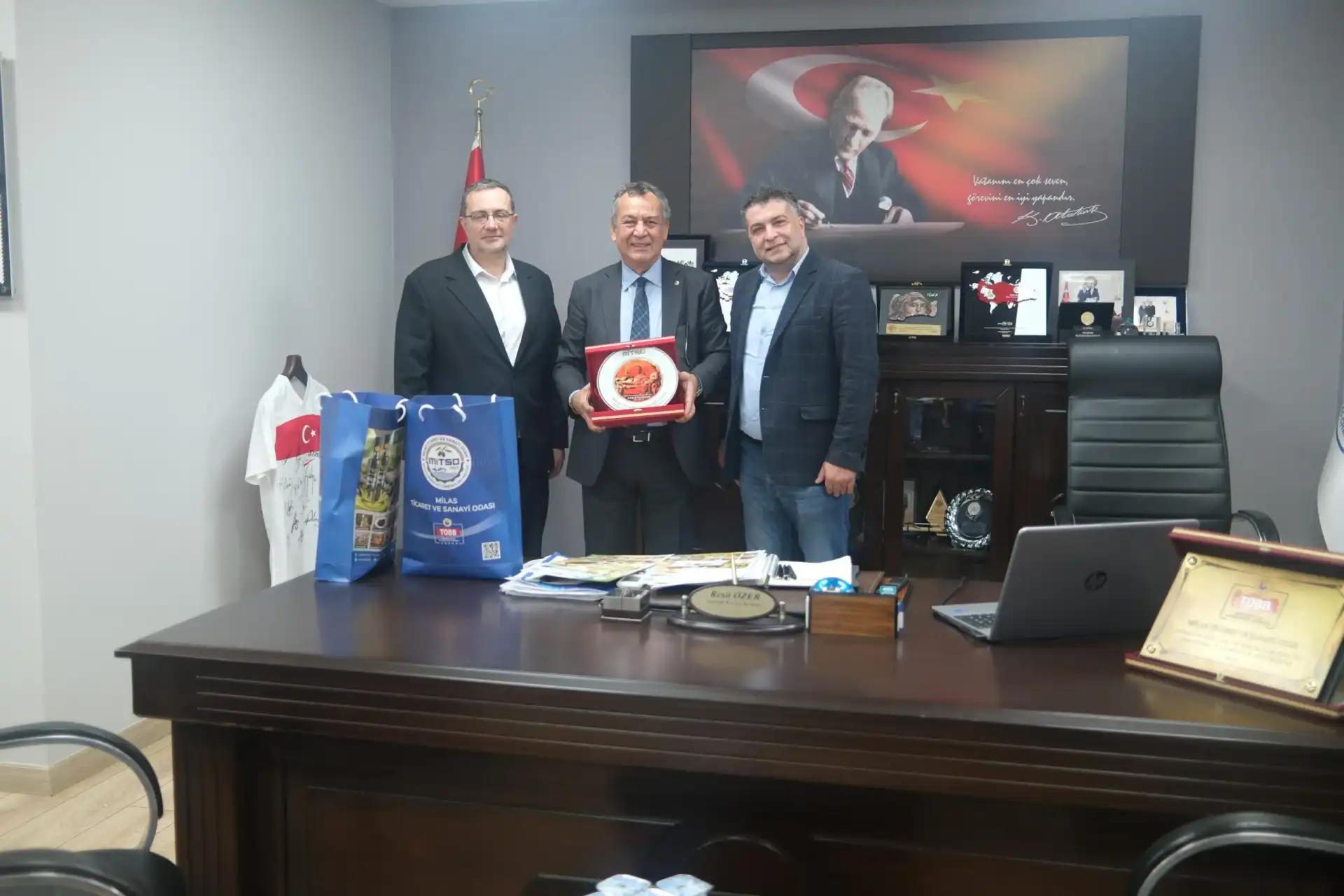 Romanya’dan CVB Sales Romania Yetkililerinden Milas’a Ticari İş Birliği Ziyareti