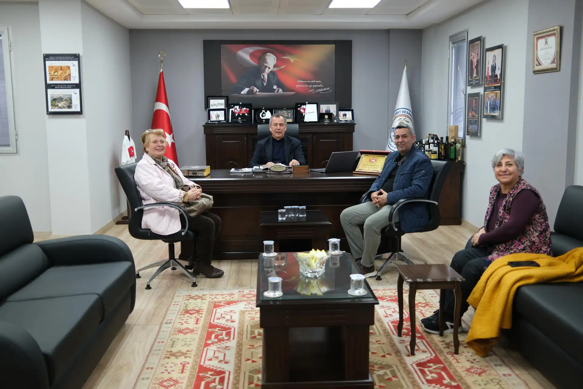 Milas Türkü Dostları Derneği’nden MİTSO’ya Kültür Odaklı Ziyaret