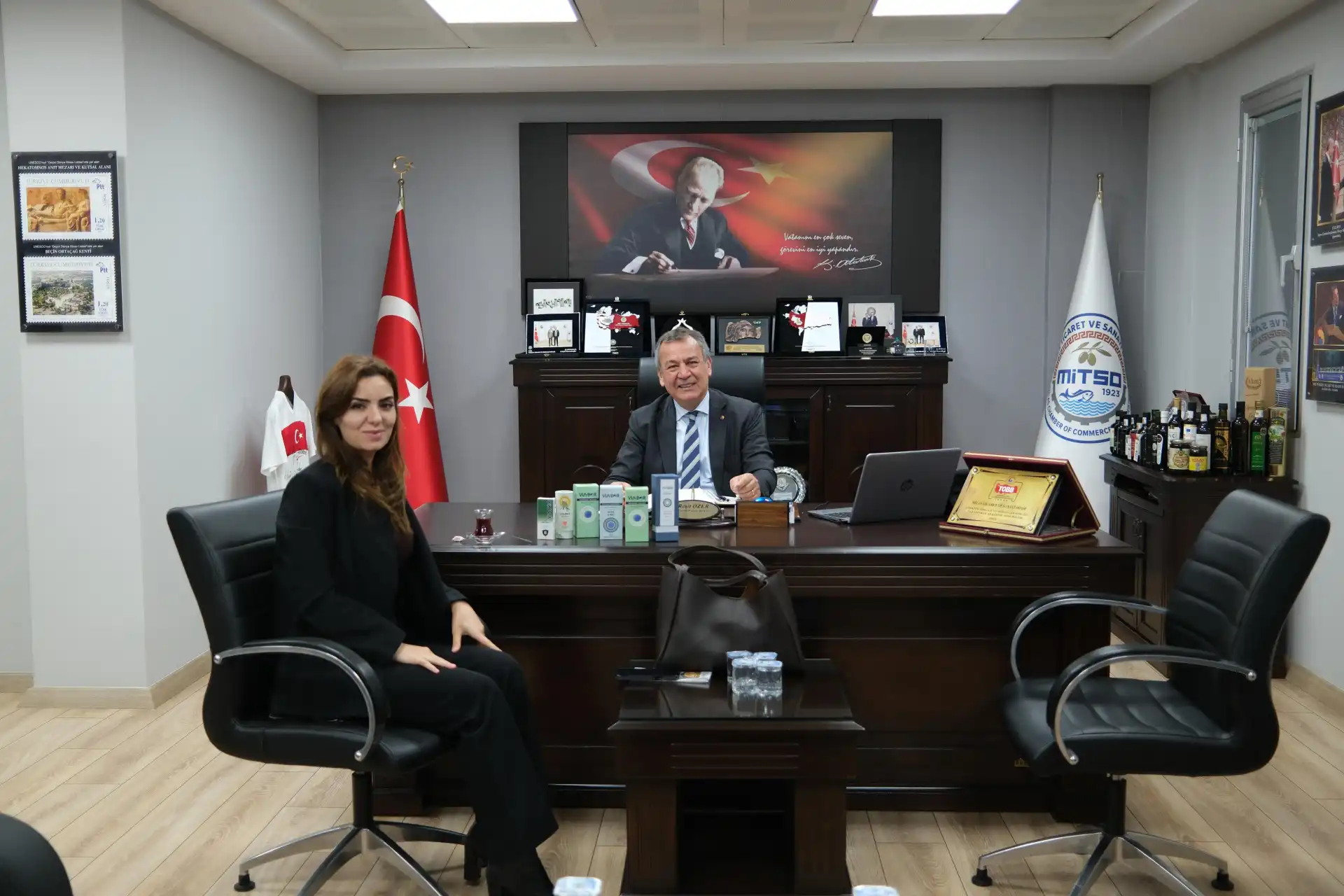 Bilim Temelli Sağlık Markası Viabor’dan MİTSO’ya Ziyaret