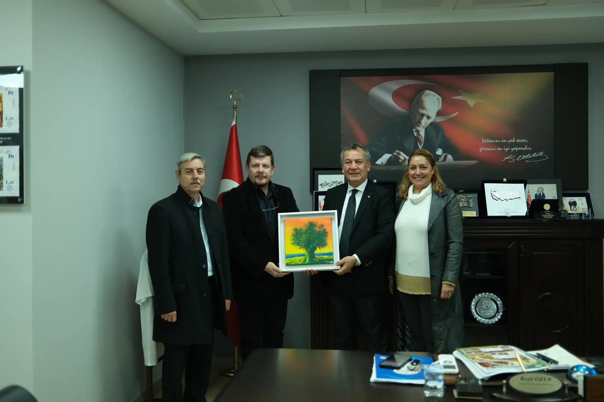 MSR Fuarcılık ve Bodrum Mandalin Çiçeği’nden MİTSO’ya Ziyaret