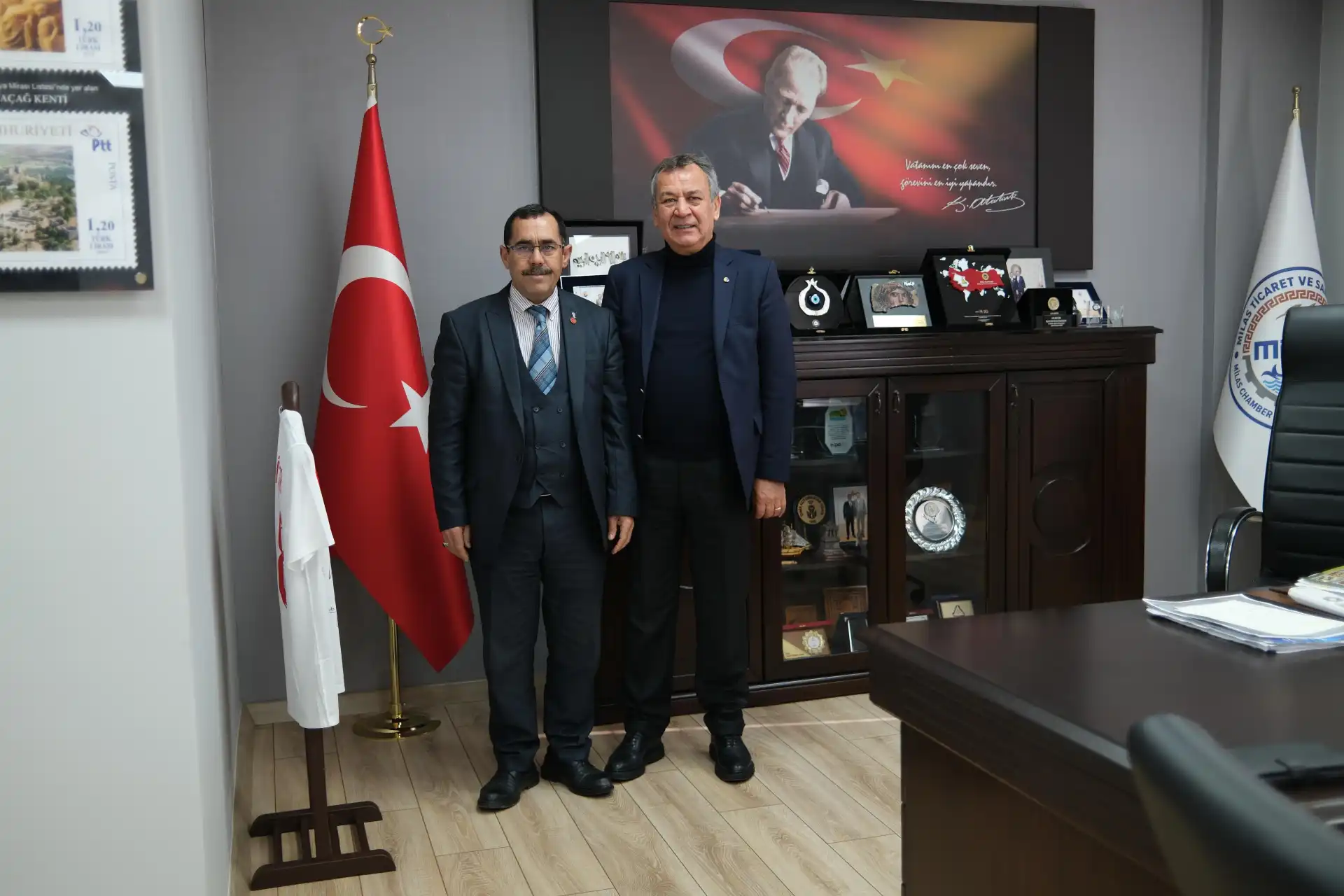Gümüşlük Mahallesi Muhtarı Mehmet Ilbıra’dan MİTSO’ya Ziyaret
