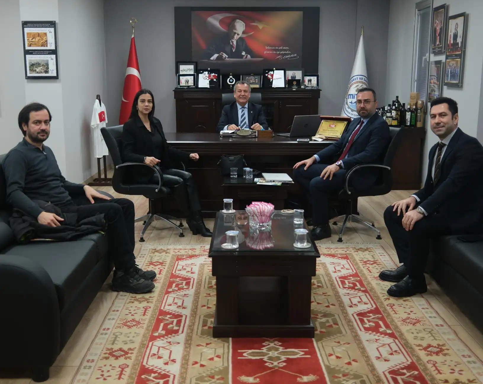 Yatırım ve Teşvik Toplantısı Öncesi MİTSO’ya Ziyaret