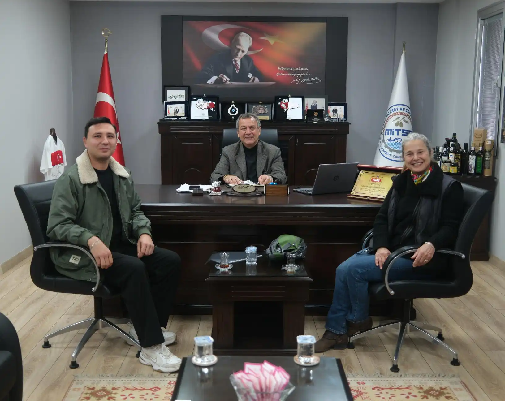 ADA MİLAS YÖRESEL ÜRÜNLER PAZARLAMA KOOPERATİFİ’NDEN MİTSO’YA ZİYARET