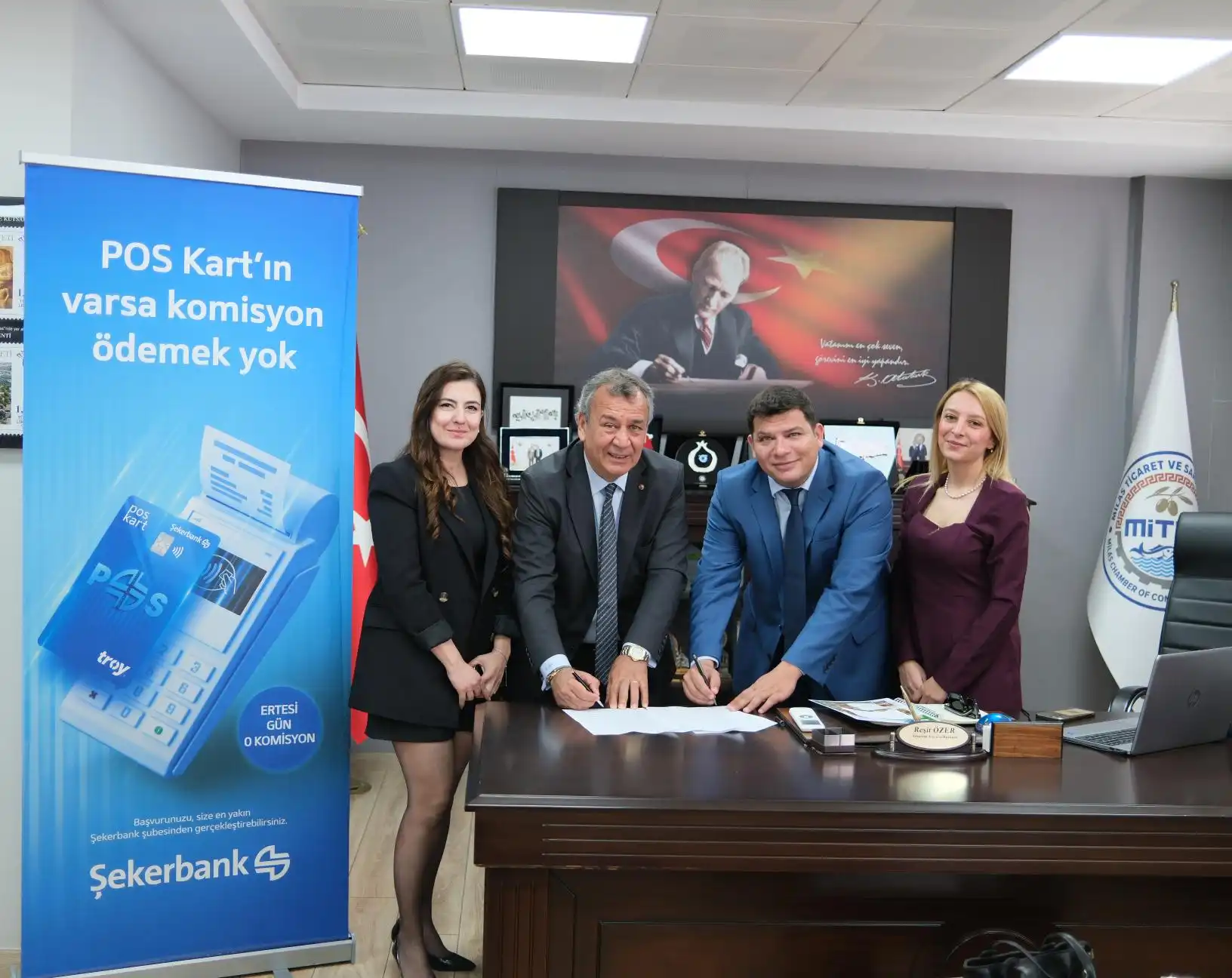 Şekerbank’tan MİTSO’ya Ziyaret, İş Birliği Protokolü İmzalandı