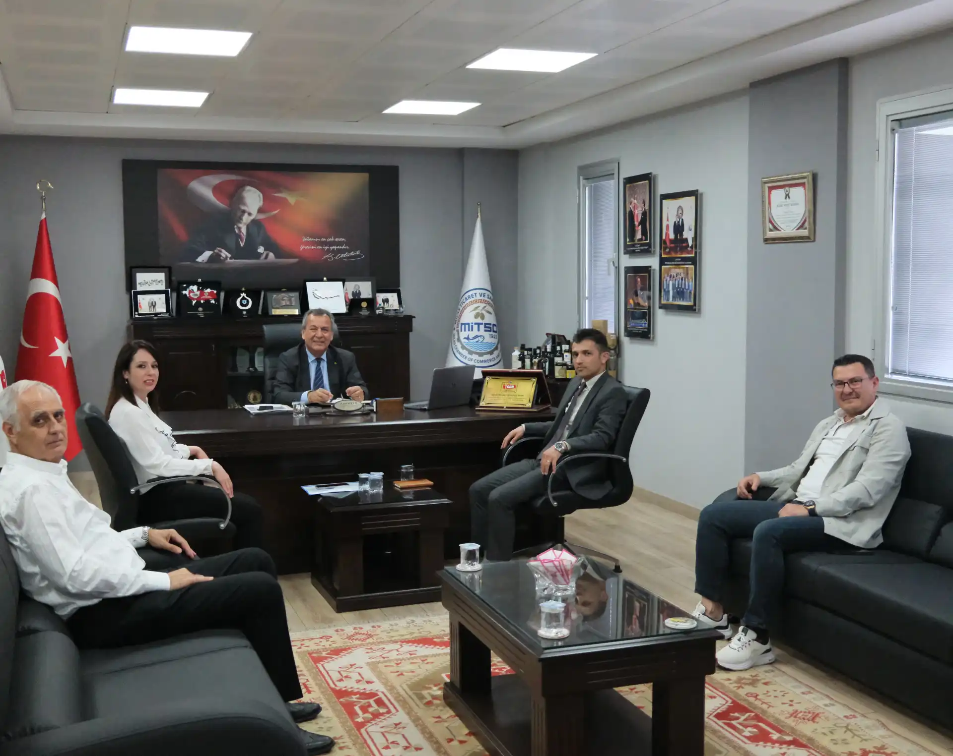 MİLAS SGK’DAN MİTSO’YA SOSYAL GÜVENLİK HAFTASI ZİYARETİ