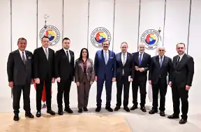 TOBB DIŞ İLİŞKİLER KOMİSYONU RAPORTÖRÜ REŞİT ÖZER, GENEL KURUL ÖNCESİ TOPLANTIYA KATILDI