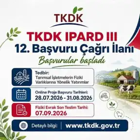 IPARD III Programı 12. Başvuru Çağrısı Kapsamında Basitleştirilmiş Maliyet Sistemi (BMS) Hakkında Bilgilendirme